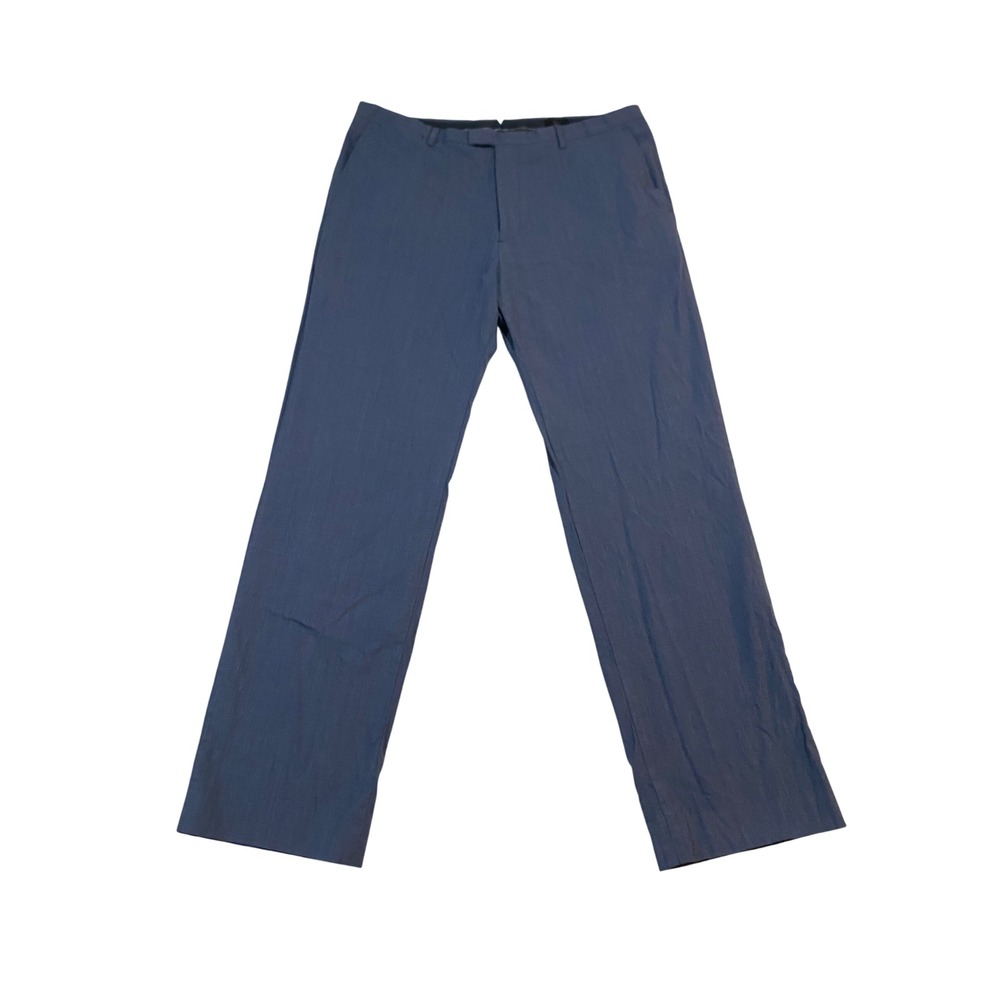Banana Republic Italian Fabric Blue Wool Dress Pants 36x32 S/186117-00